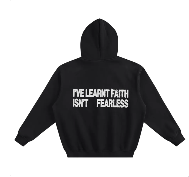 heavy cotton hoodie cant rush greatness